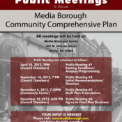 UPDATED: Media Comprehensive Plan Public Meeting: Initial Recommendations
