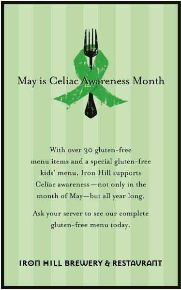 May is Celiac Awareness Month: Celebrate by Dining at Iron ...